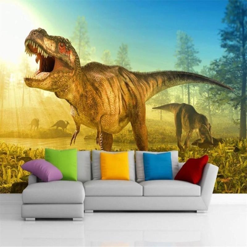 Papier Peint Dinosaure 4 Murs