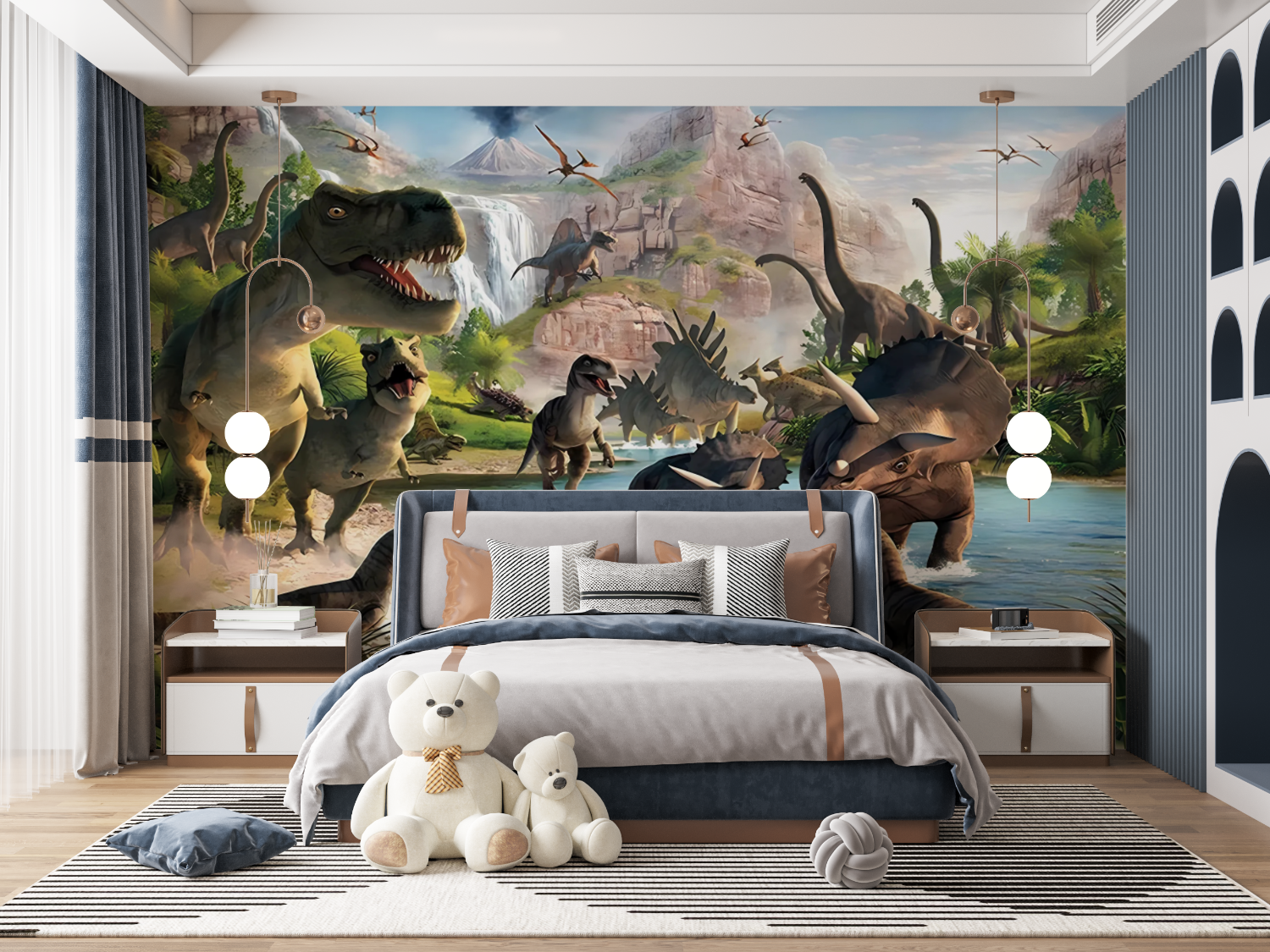 Dinosaurier-Hintergrundbild