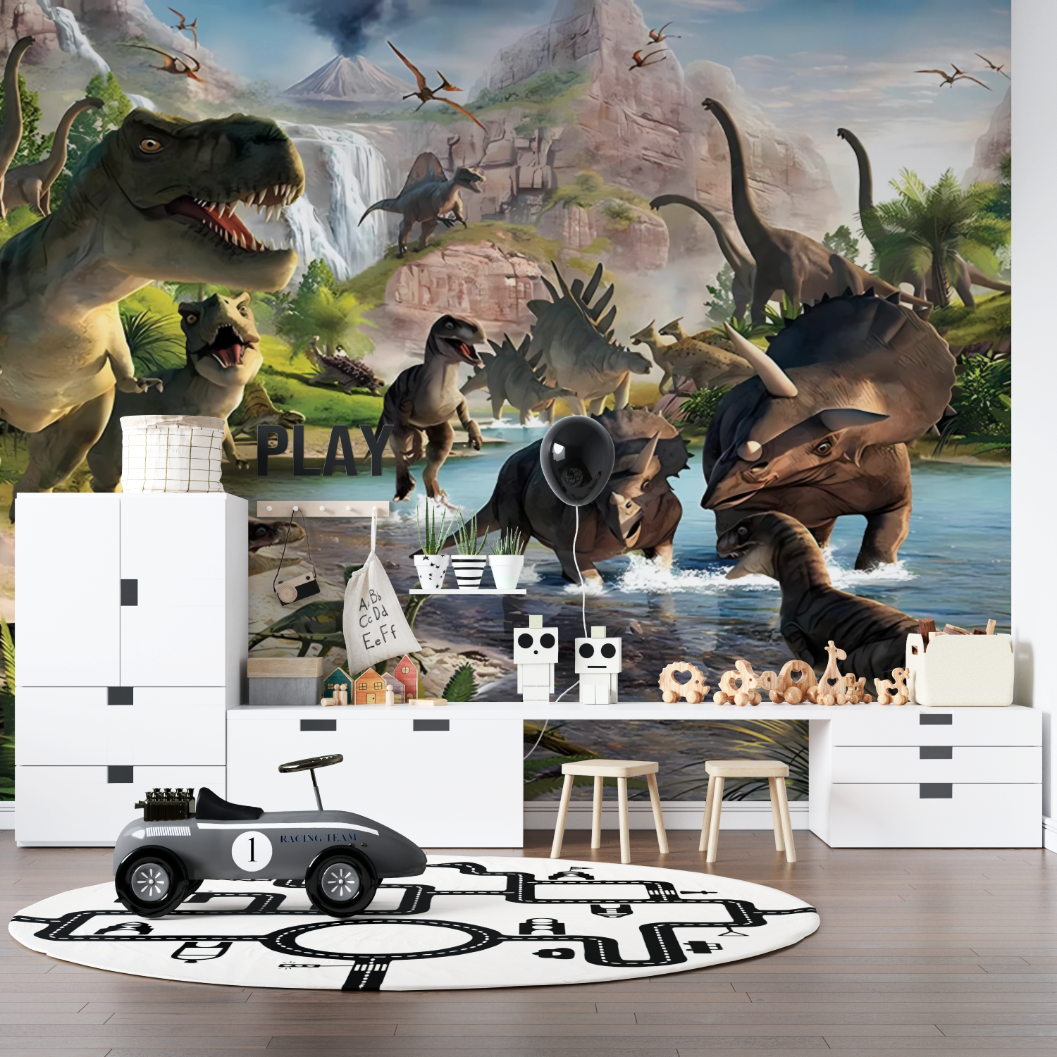 Dinosaurier-Hintergrundbild