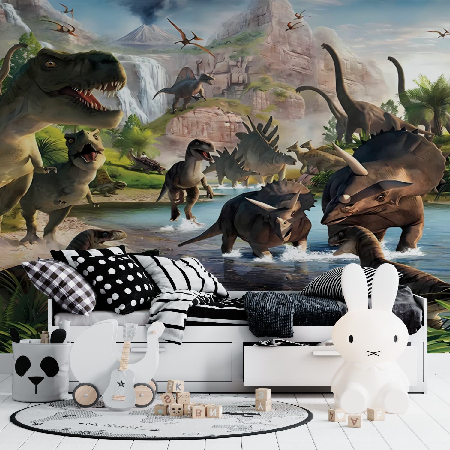 Dinosaurier-Hintergrundbild