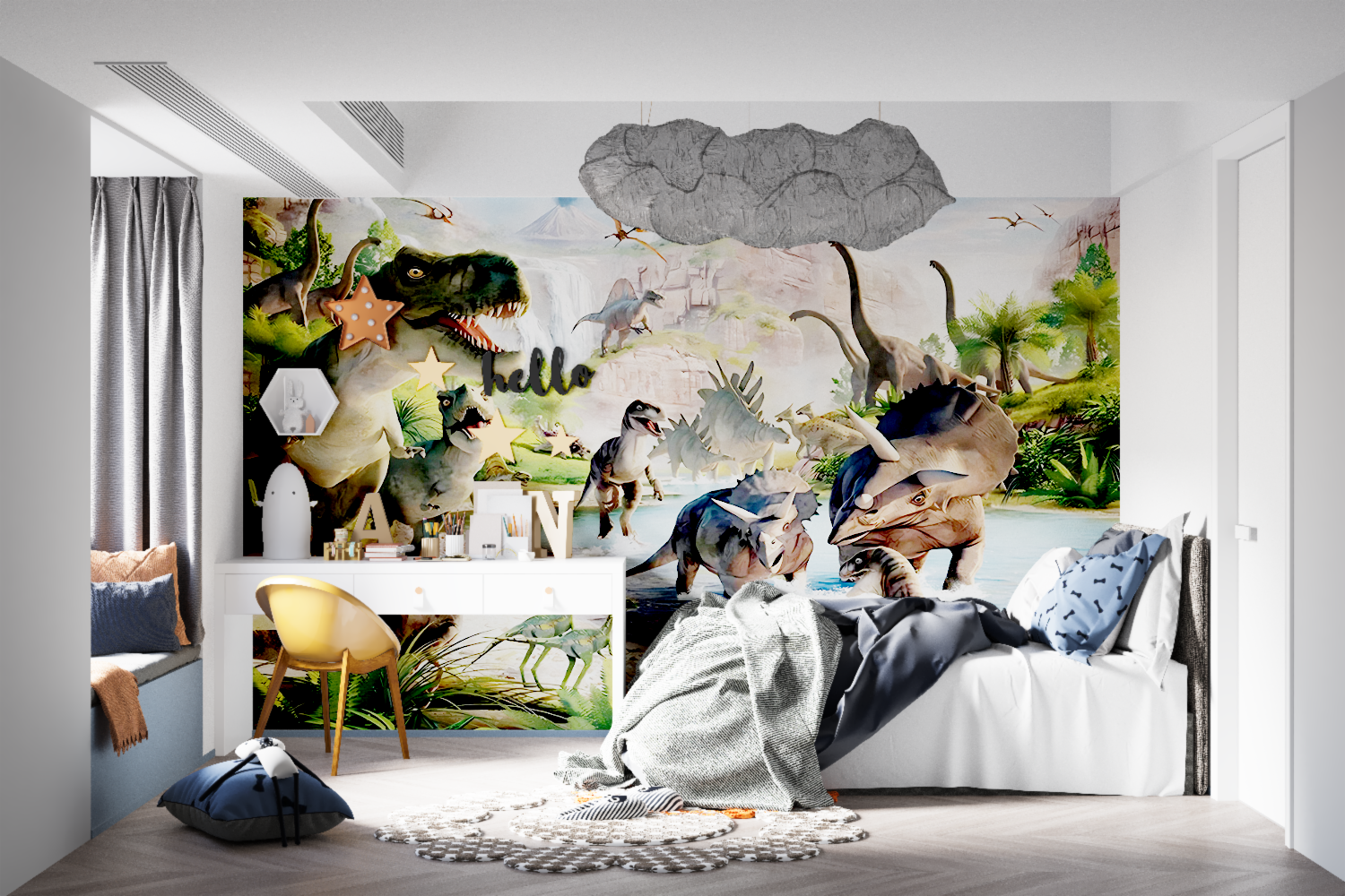 Dinosaurier-Hintergrundbild