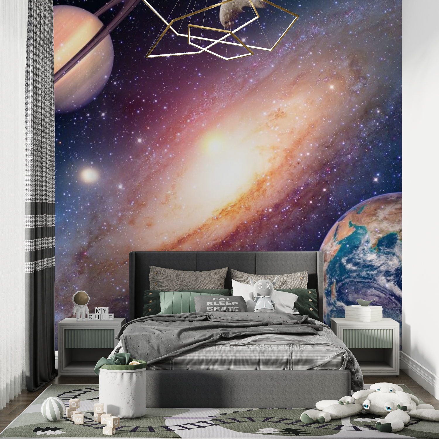 خلفيات السديم والكواكب الفضائية