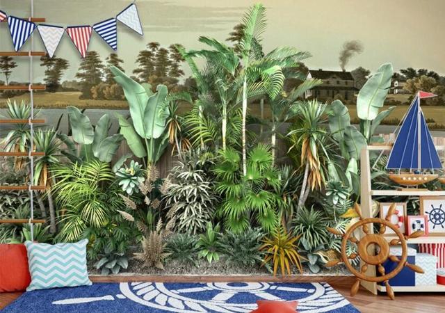 Papier Peint Feuillage Chambre