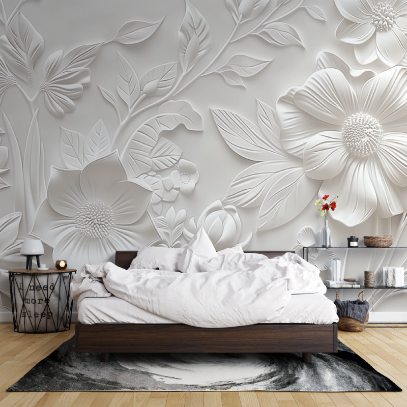 Papier Peint Fleurs Panoramique