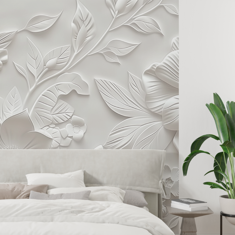 Papier Peint Fleurs Panoramique