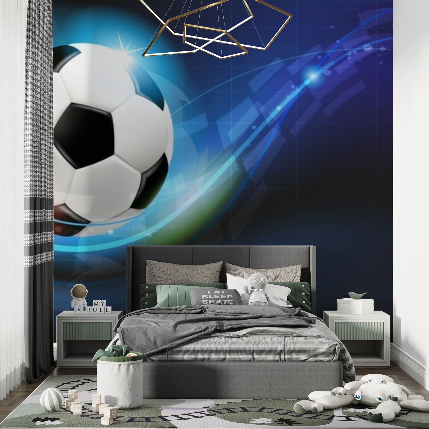 Wall Shine Fußball-Hintergrundbild