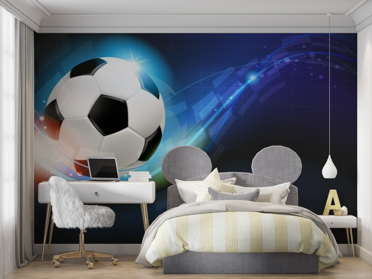 Wall Shine Fußball-Hintergrundbild