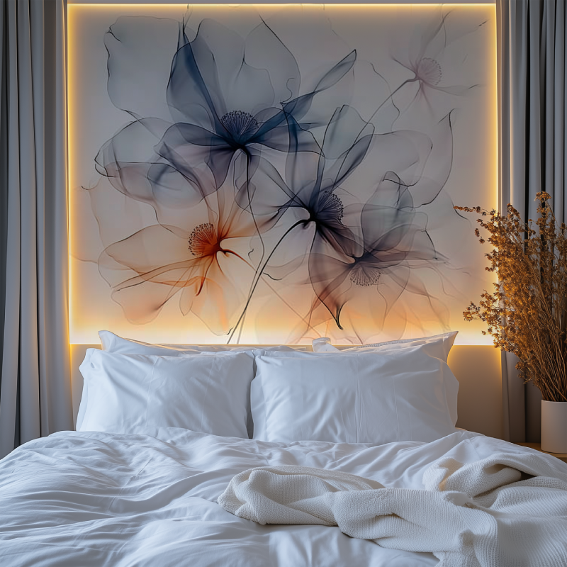 Papier Peint Jolies Fleurs Aquarelle