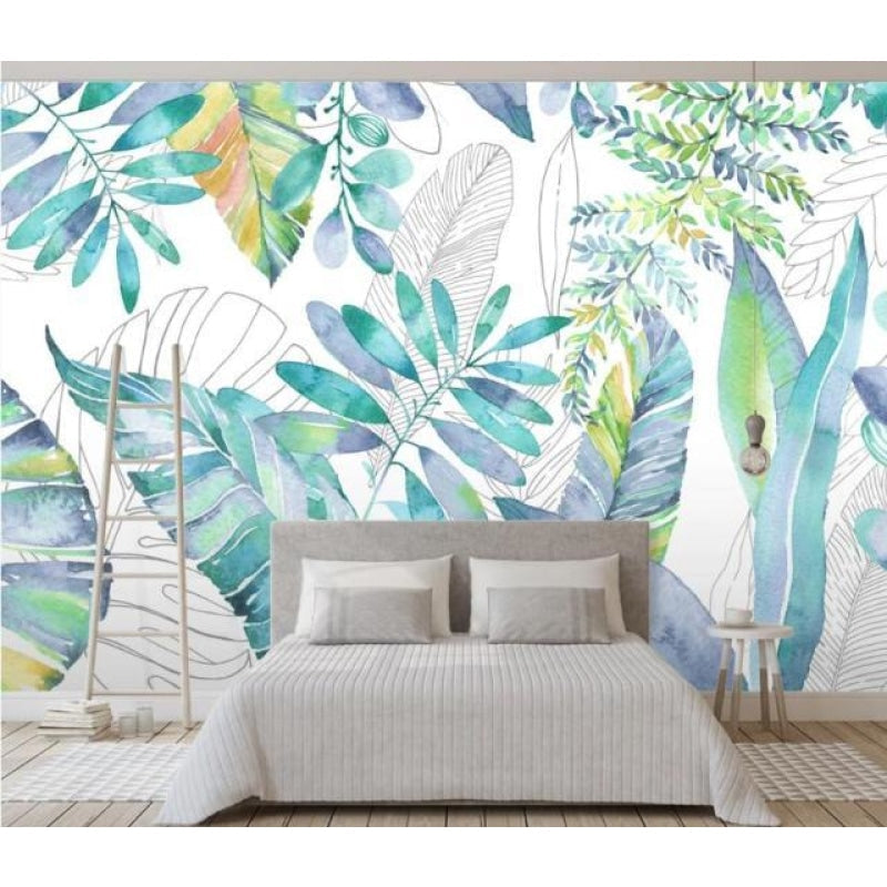 Papier Peint Jungle Pastel