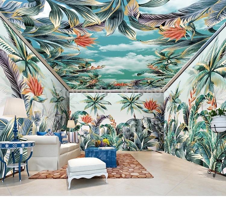 Papier peint nature 4 murs