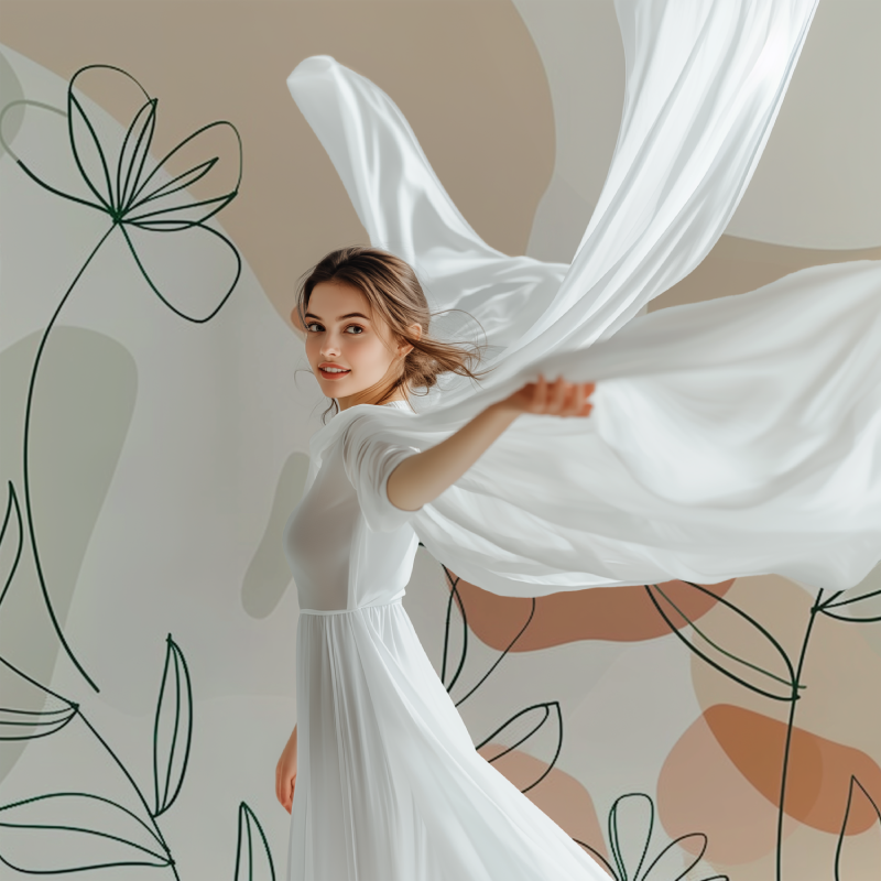 Japandi Nature Wallpaper