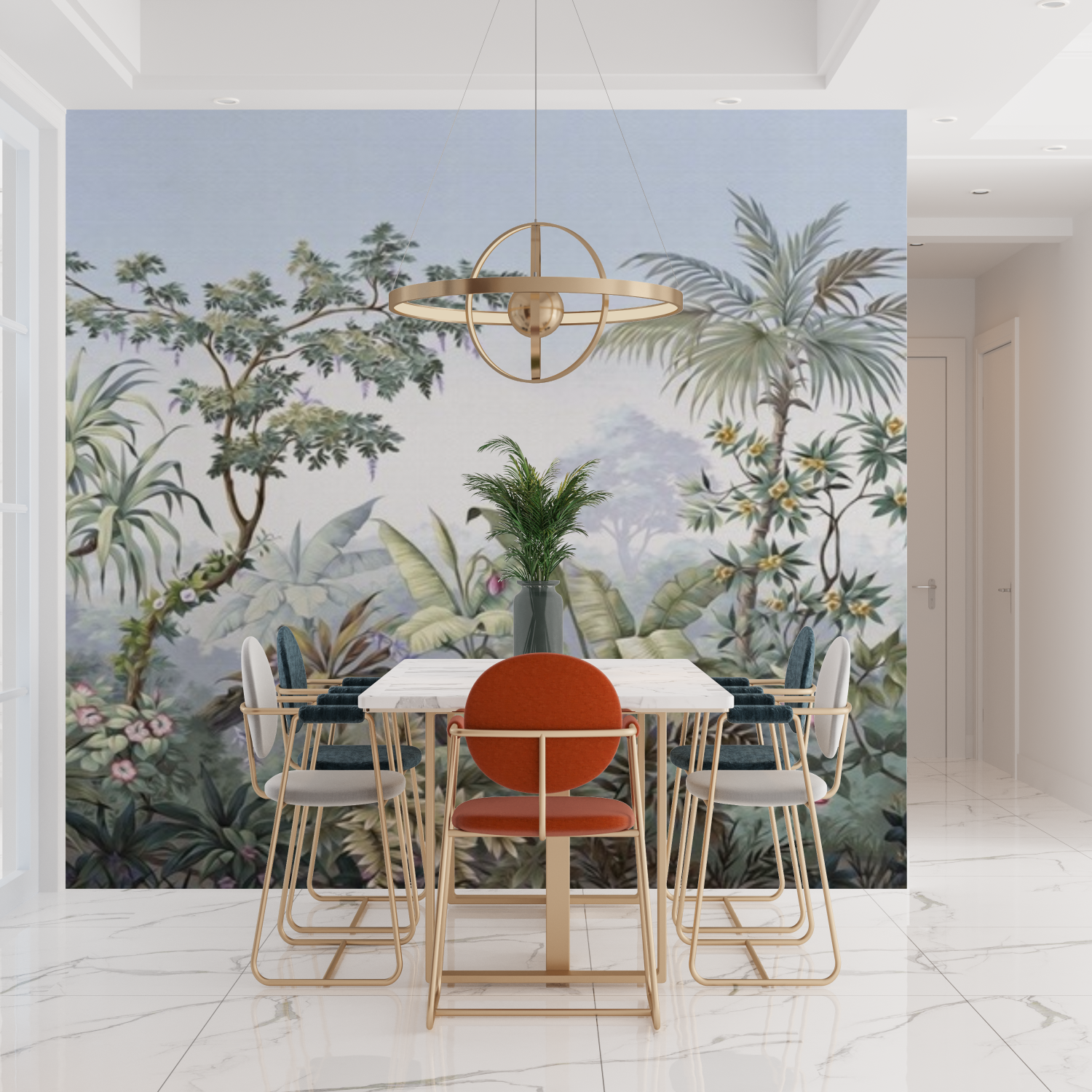 Dschungel-Natur-Hintergrundbild