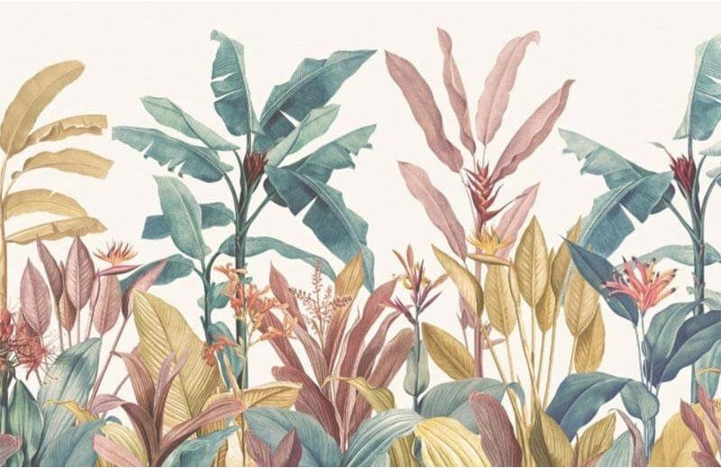 Papier Peint Tropical Scandinave