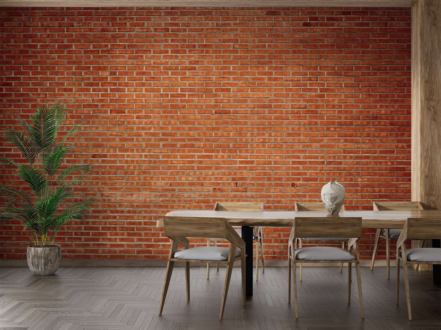 Papier Peint 3D Effet Brique