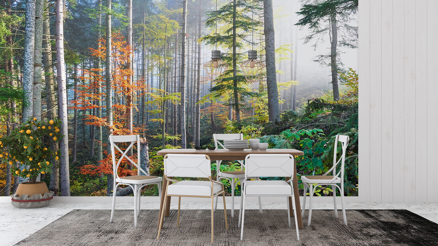 Papier Peint 3D Foret