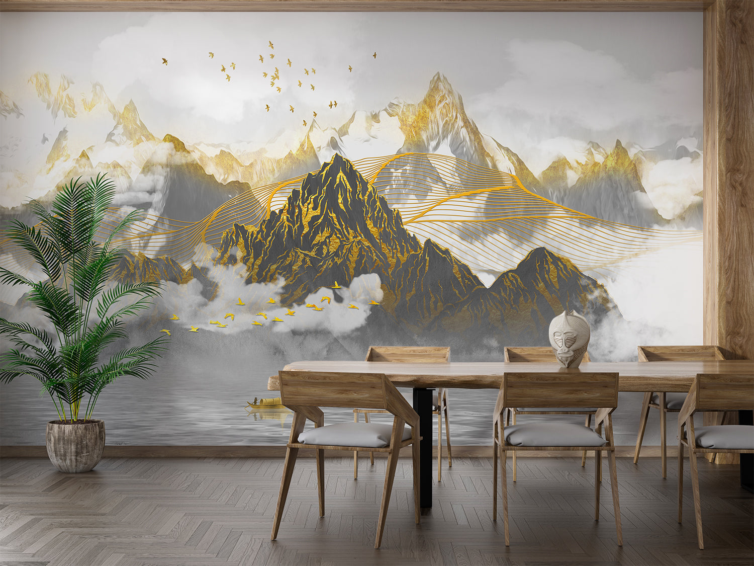 Papier Peint 3D Montagne