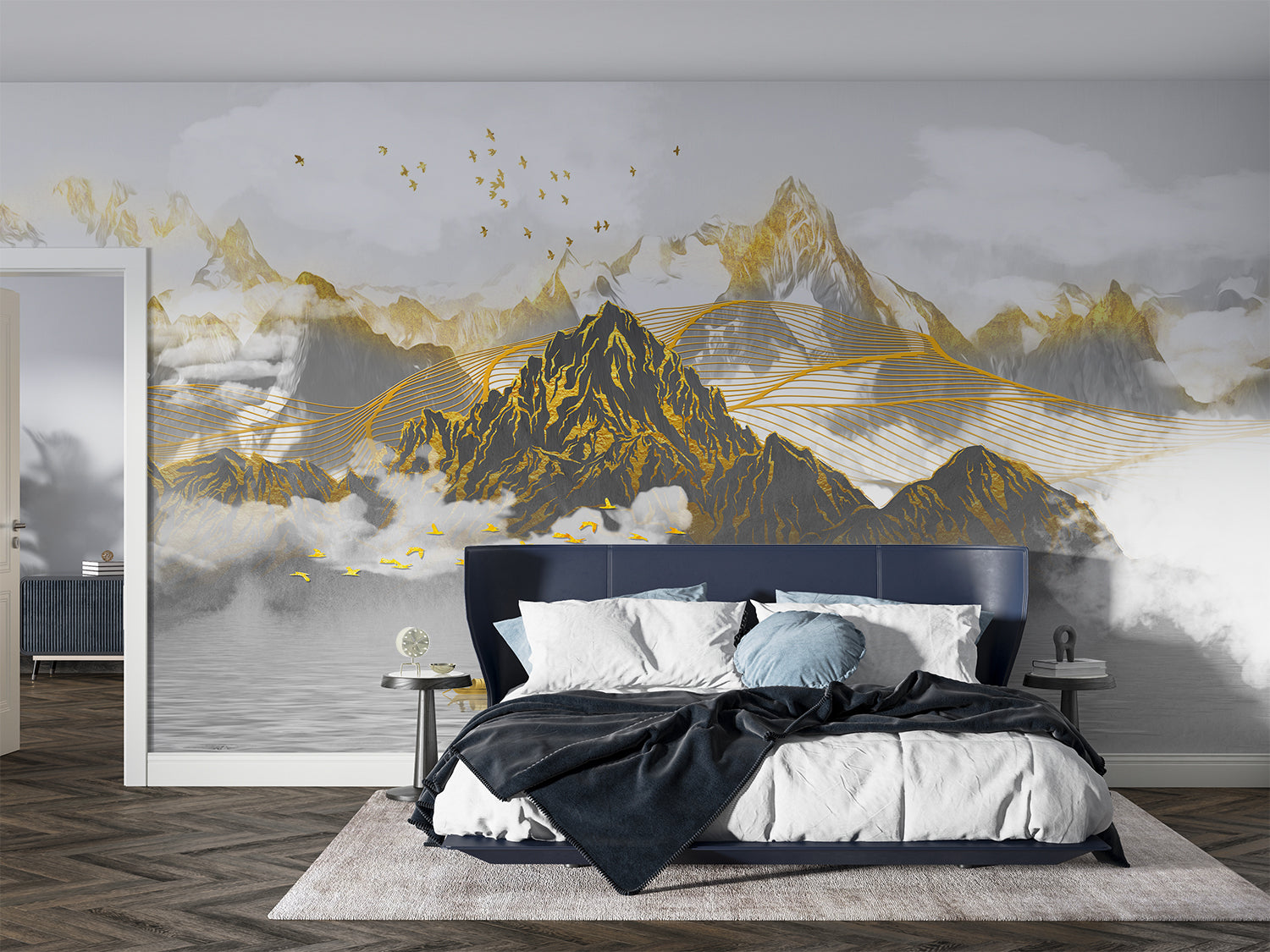 Papier Peint 3D Montagne