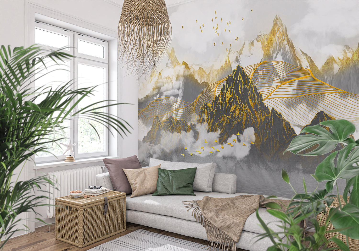 Papier Peint 3D Montagne