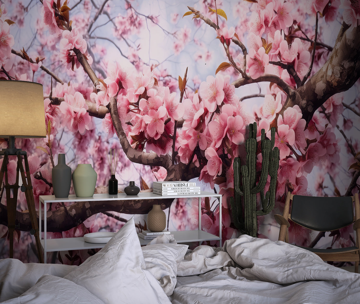 Papier Peint Cerisier En Fleurs