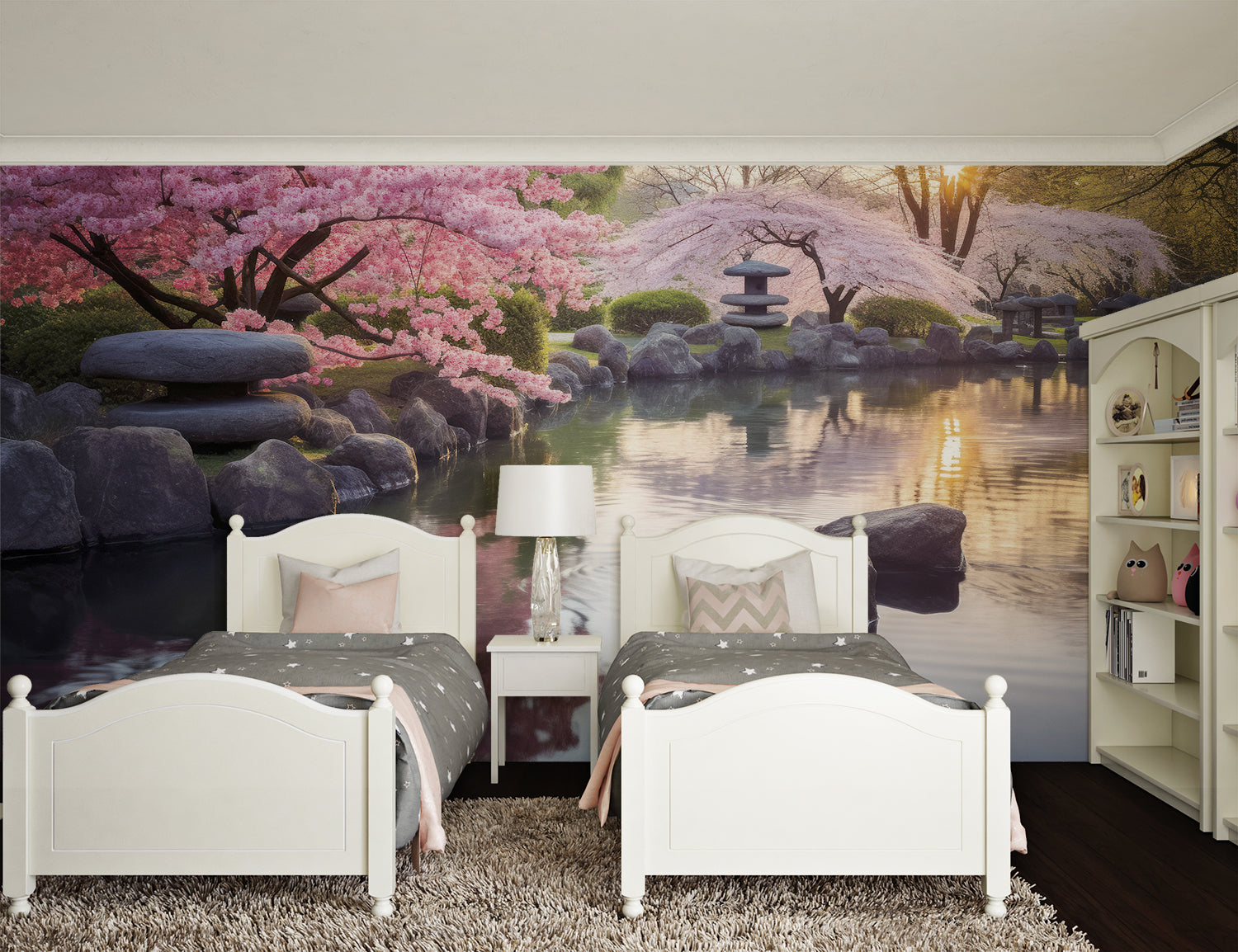 Papier Peint Cerisier Japonais