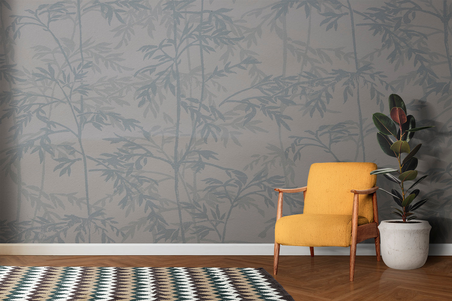 Papier Peint Chambre Feuillage