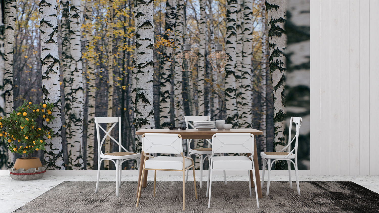 Papier Peint Effet Foret