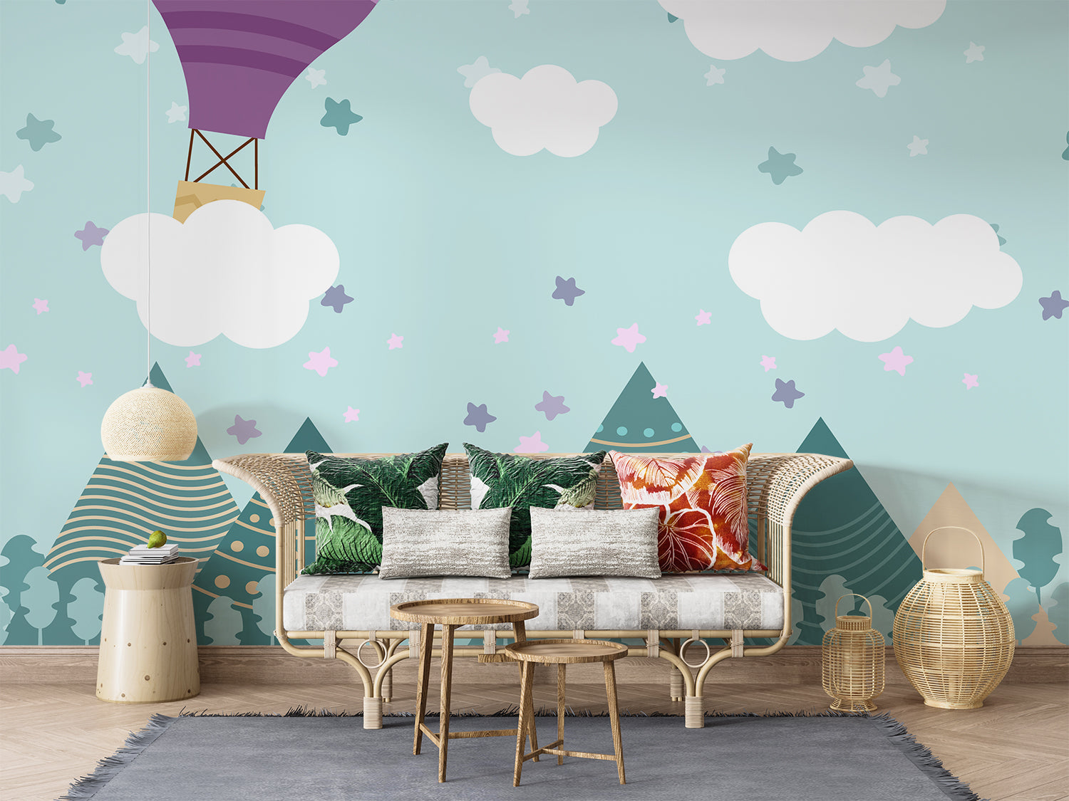 Papier Peint Enfant Montagne