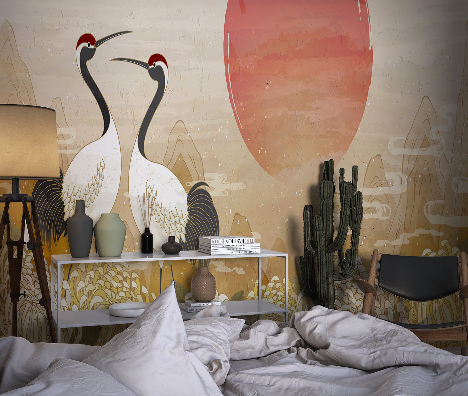 Papier Peint Estampe Japonaise