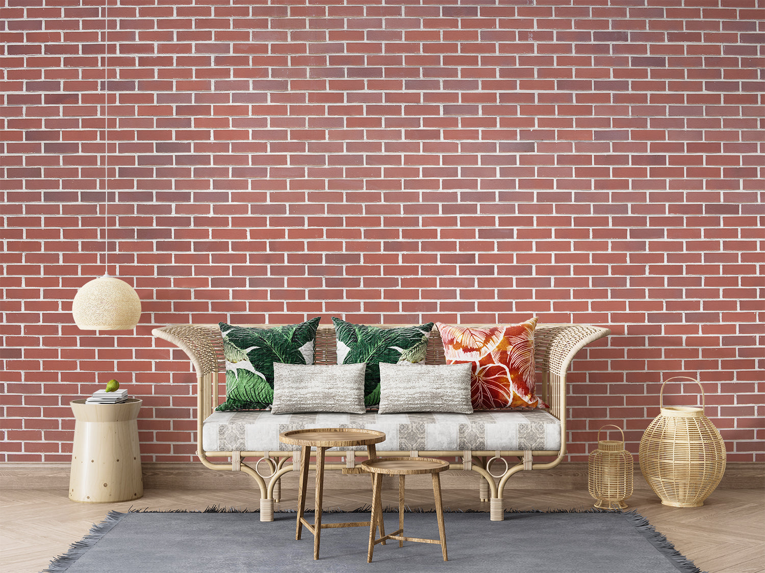 Papier Peint Fausse Brique