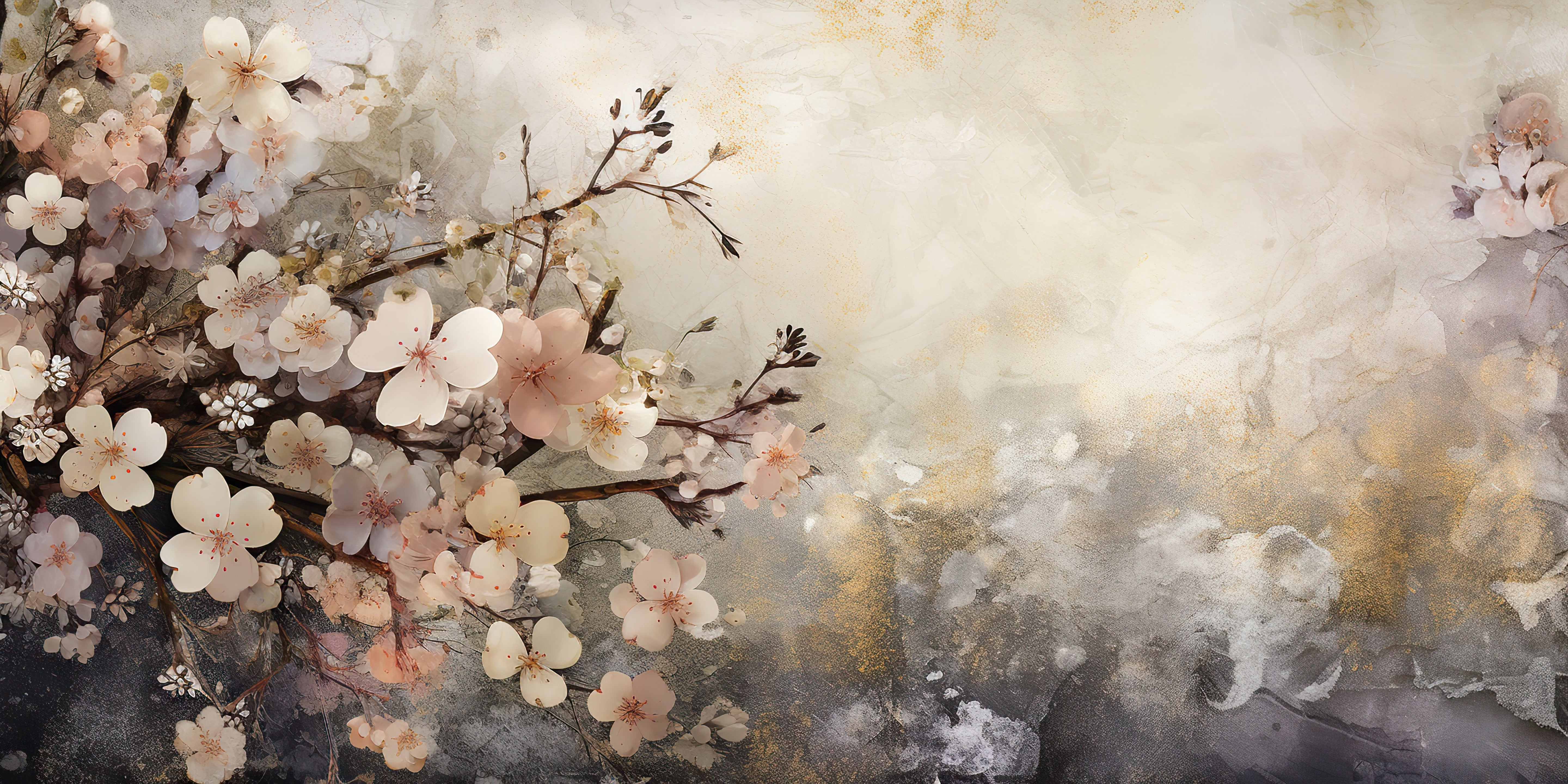 Papier Peint Fleur Cerisier