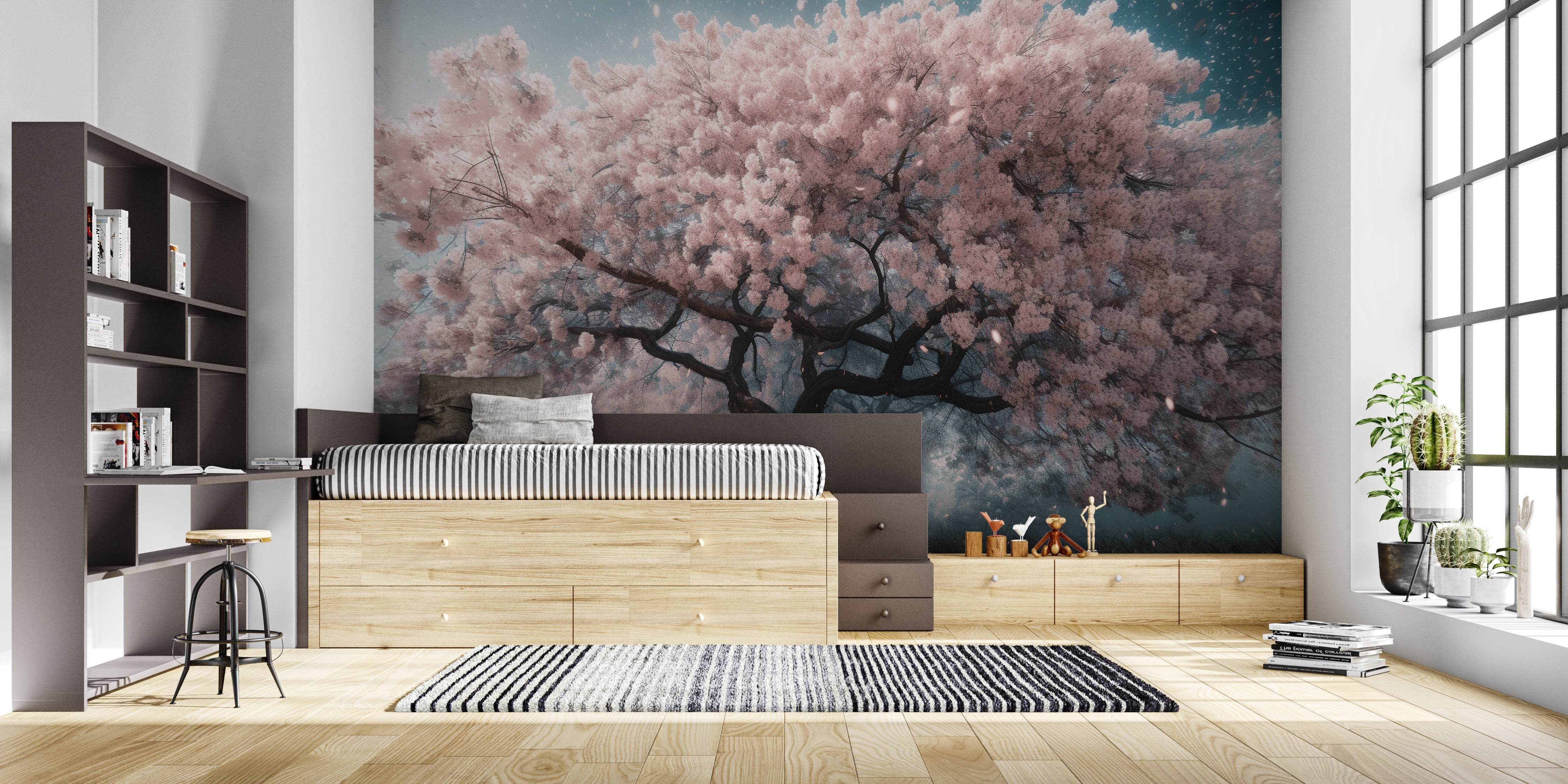 Papier Peint Fleur De Cerisier