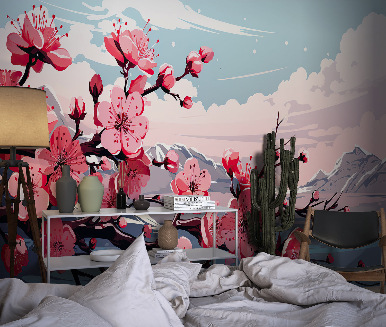 Papier Peint Fleur De Cerisier Japonais