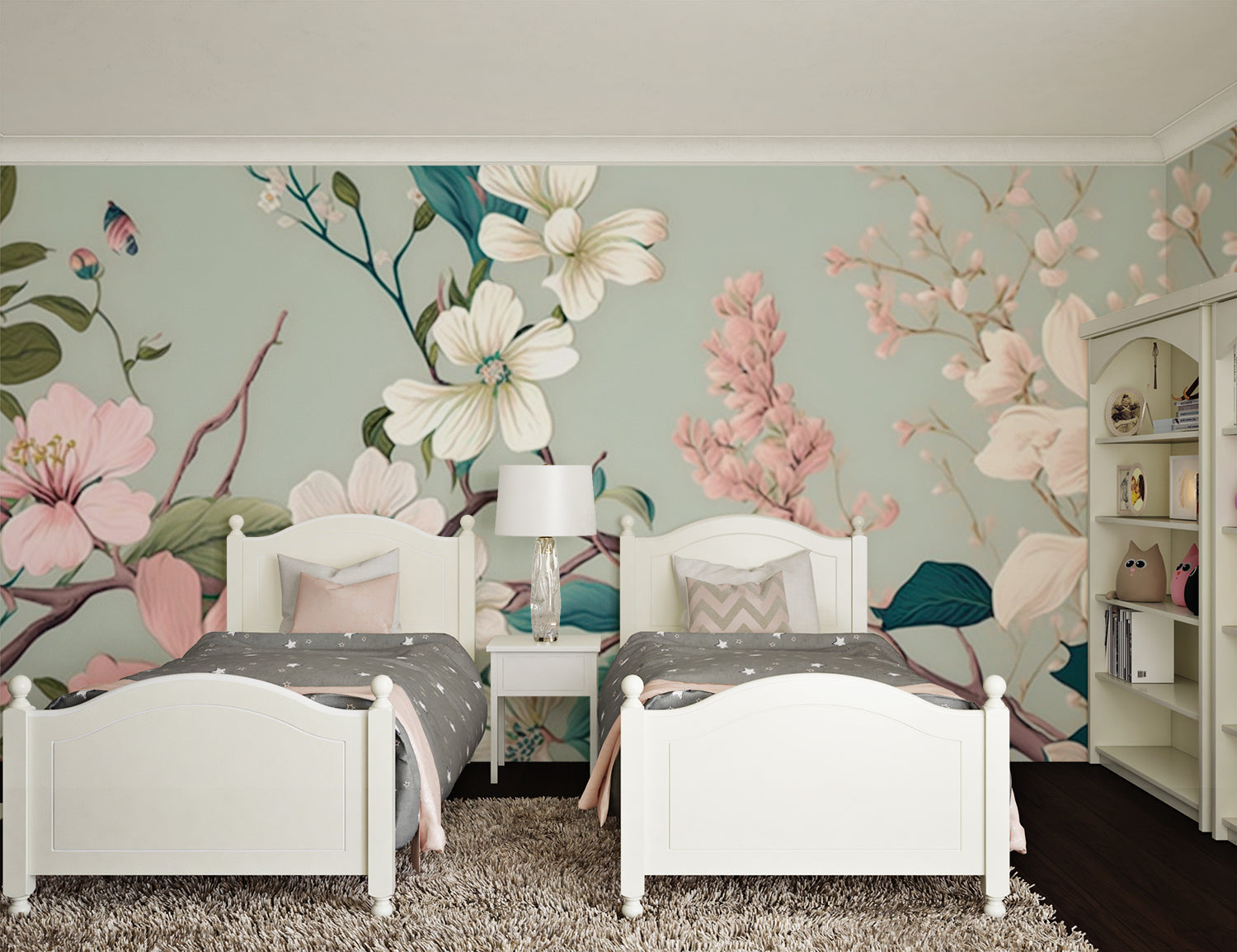 Papier Peint Fleur Japonaise