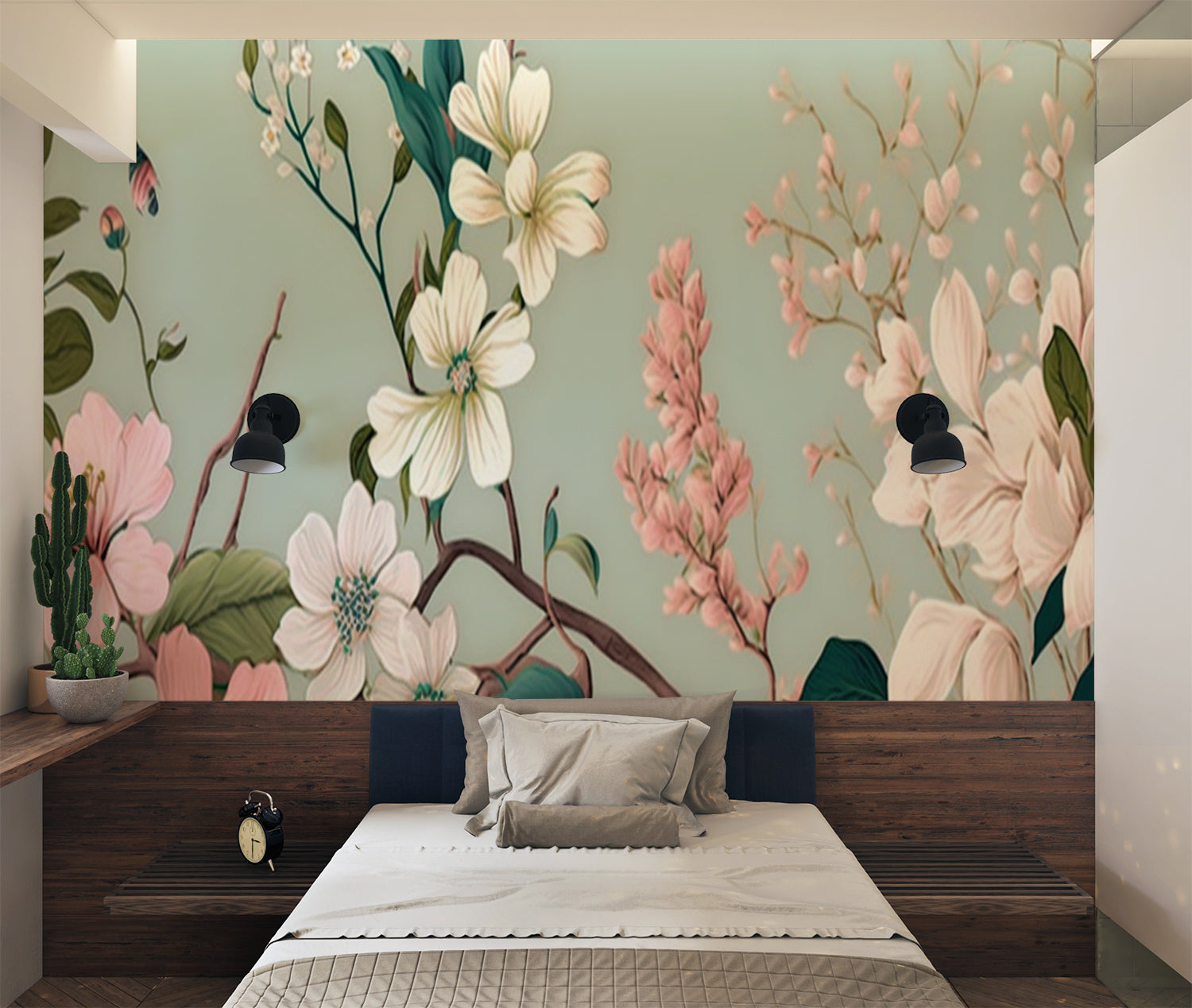 Papier Peint Fleur Japonaise