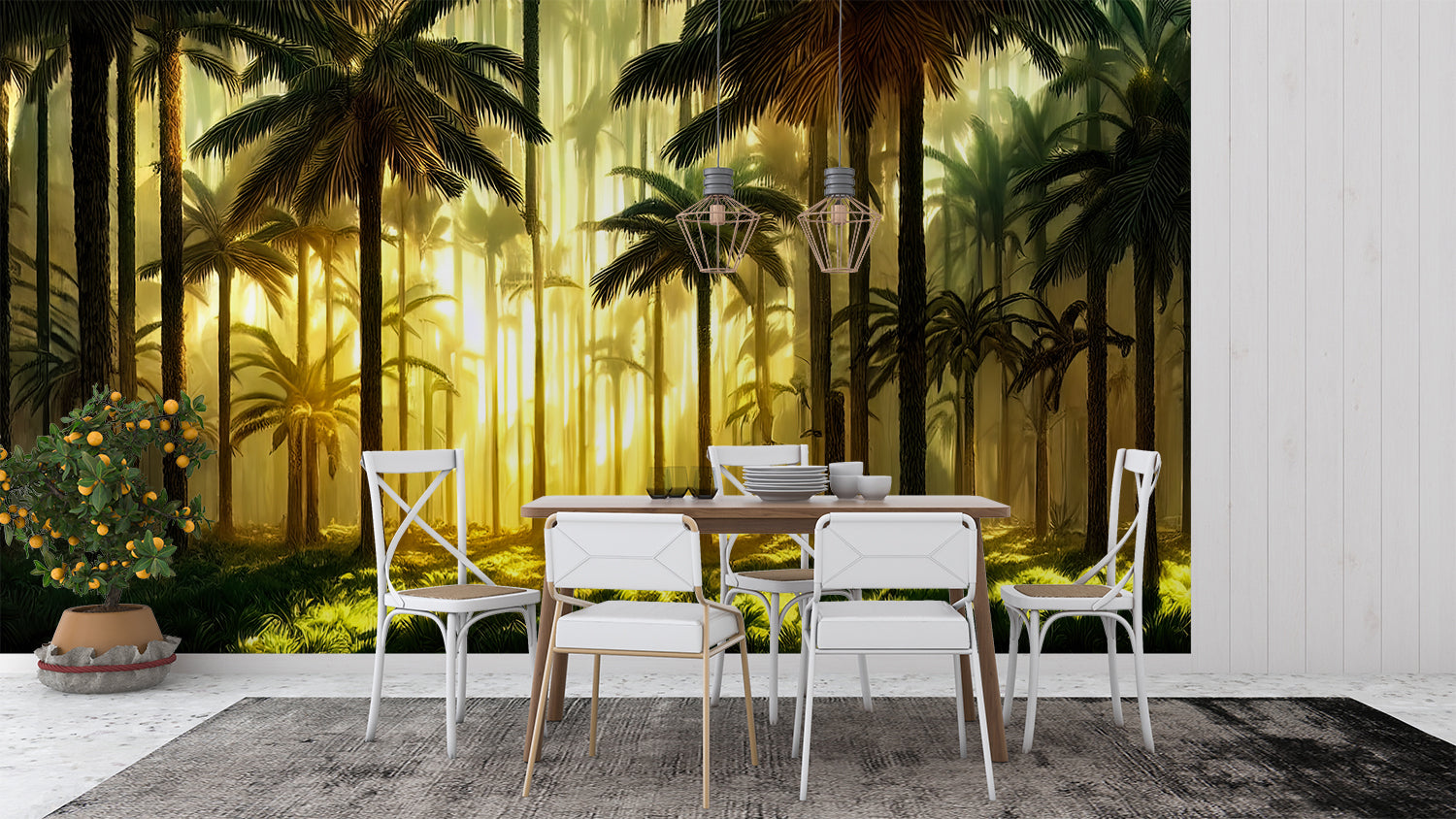 Papier Peint Foret 3D