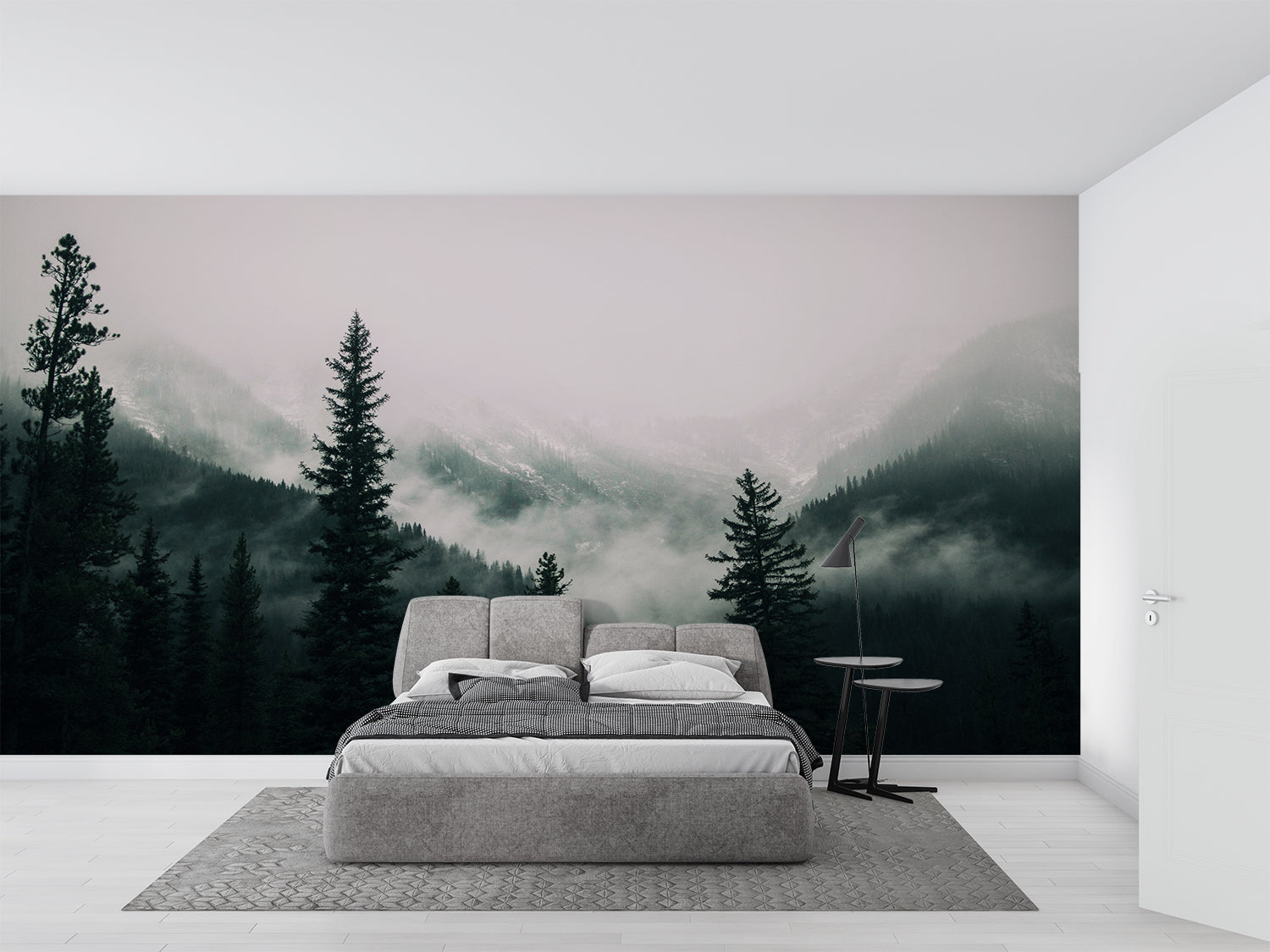 Papier Peint Foret Brumeuse