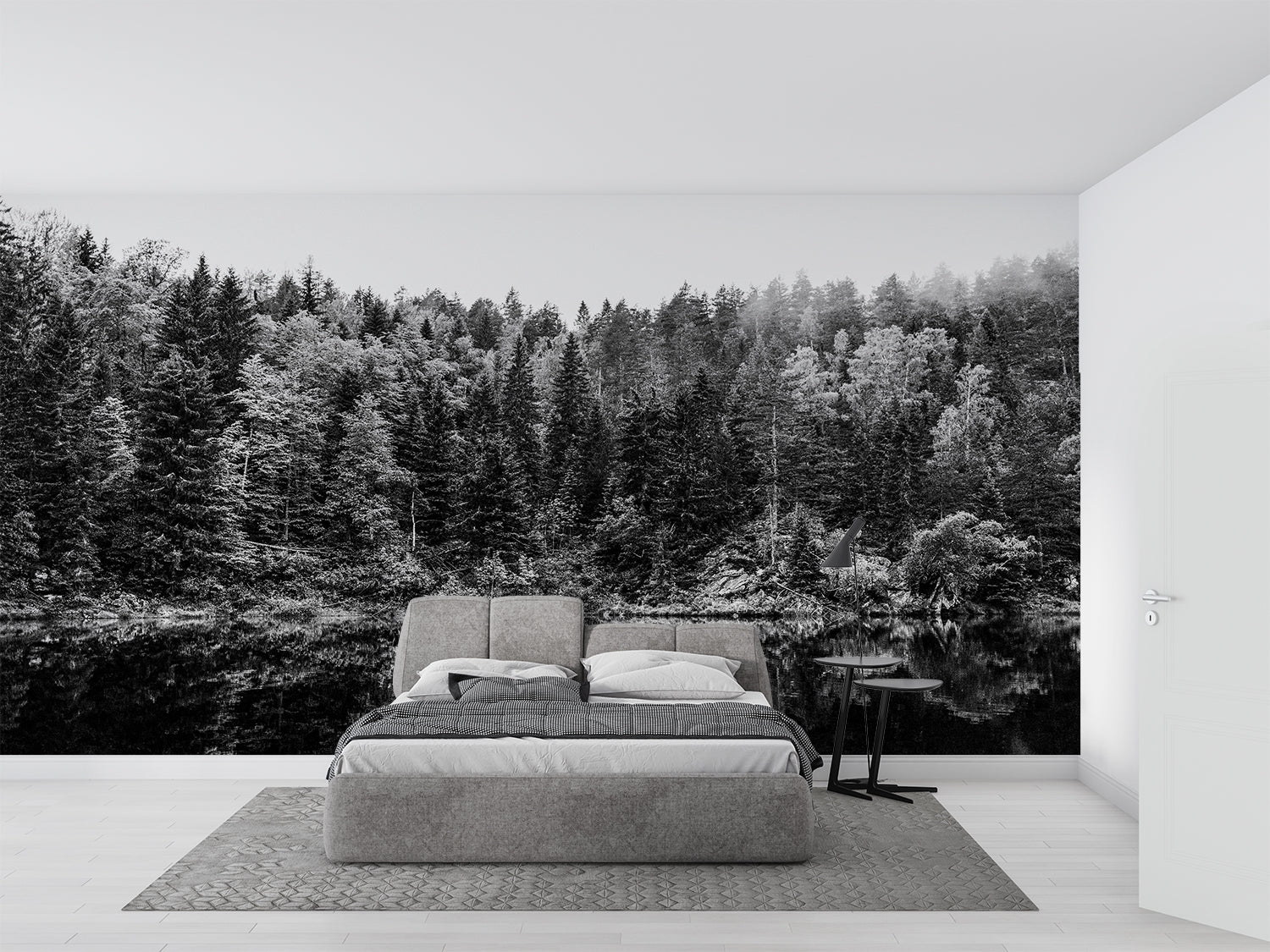 Papier Peint Foret Noir