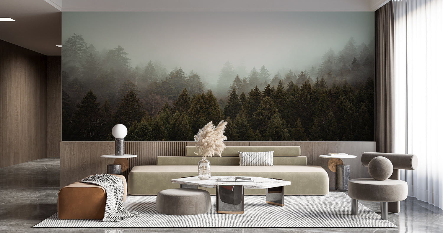 Papier Peint Foret Panoramique
