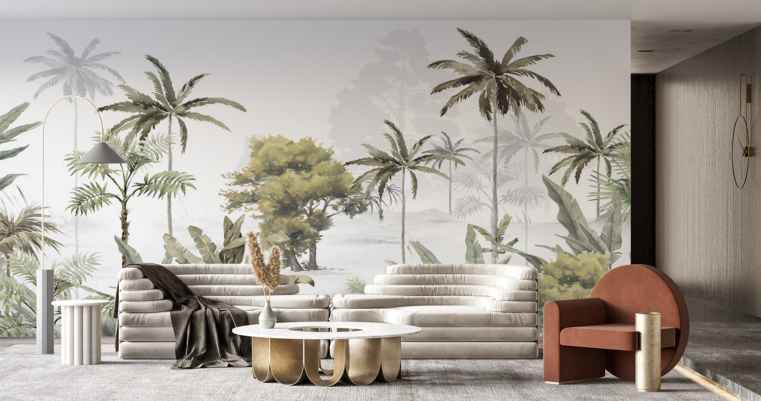 Papier Peint Foret Tropical