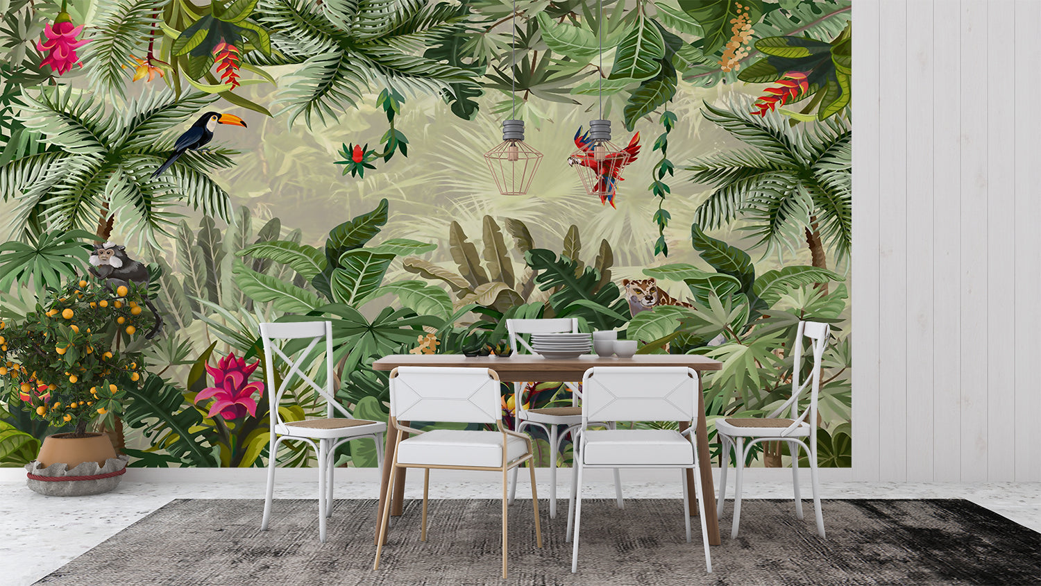 Papier Peint Foret Tropicale