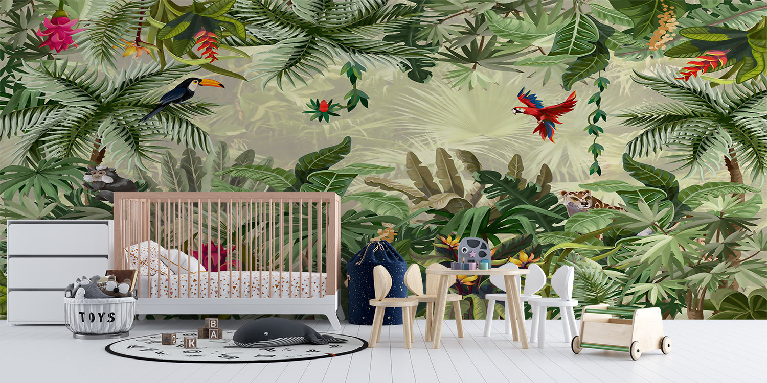 Papier Peint Foret Tropicale