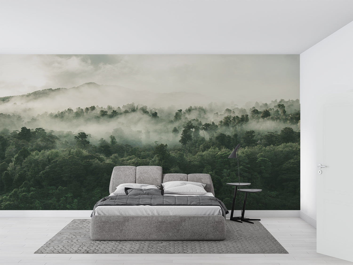 Papier Peint Foret Vert