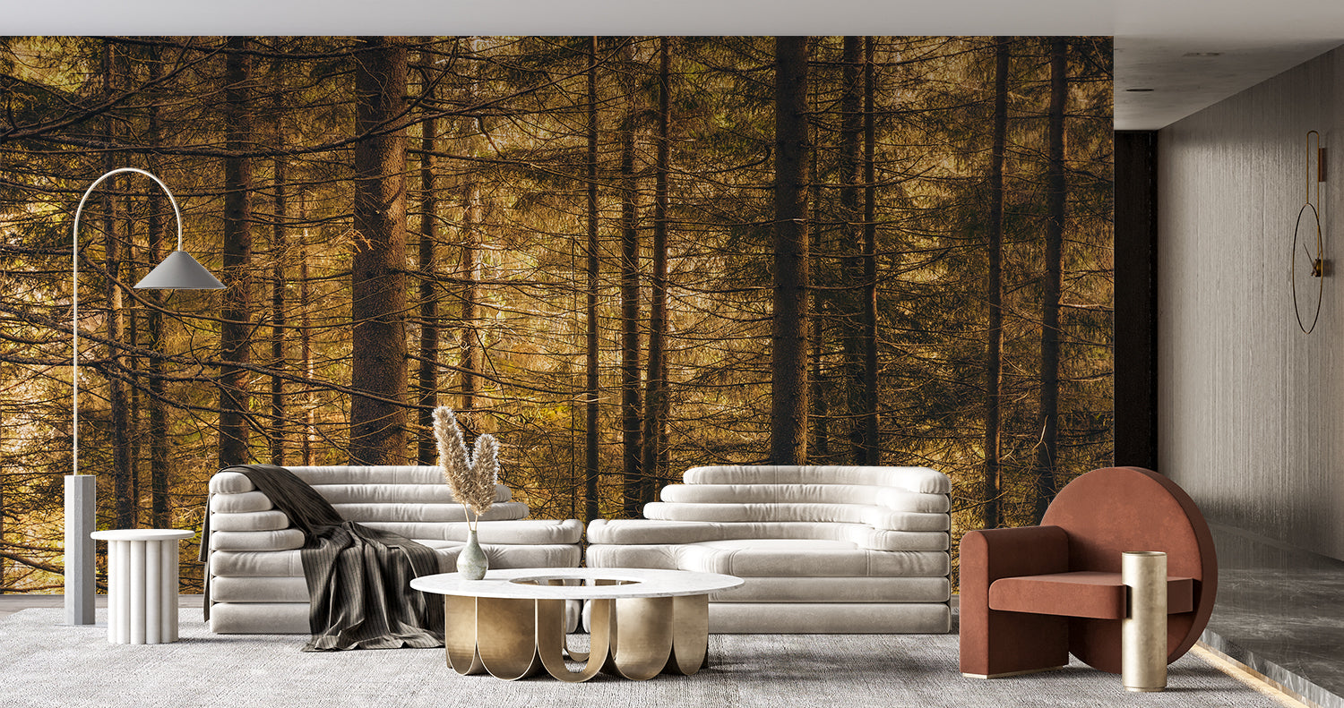 Papier Peint Imitation Foret