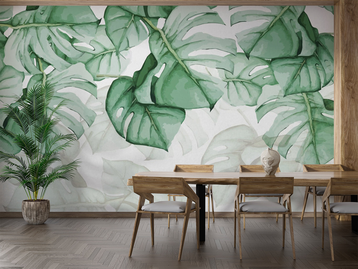 Papier Peint Intisse Feuillage Vert