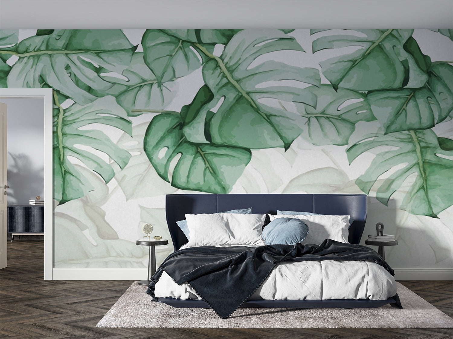 Papier Peint Intisse Feuillage Vert