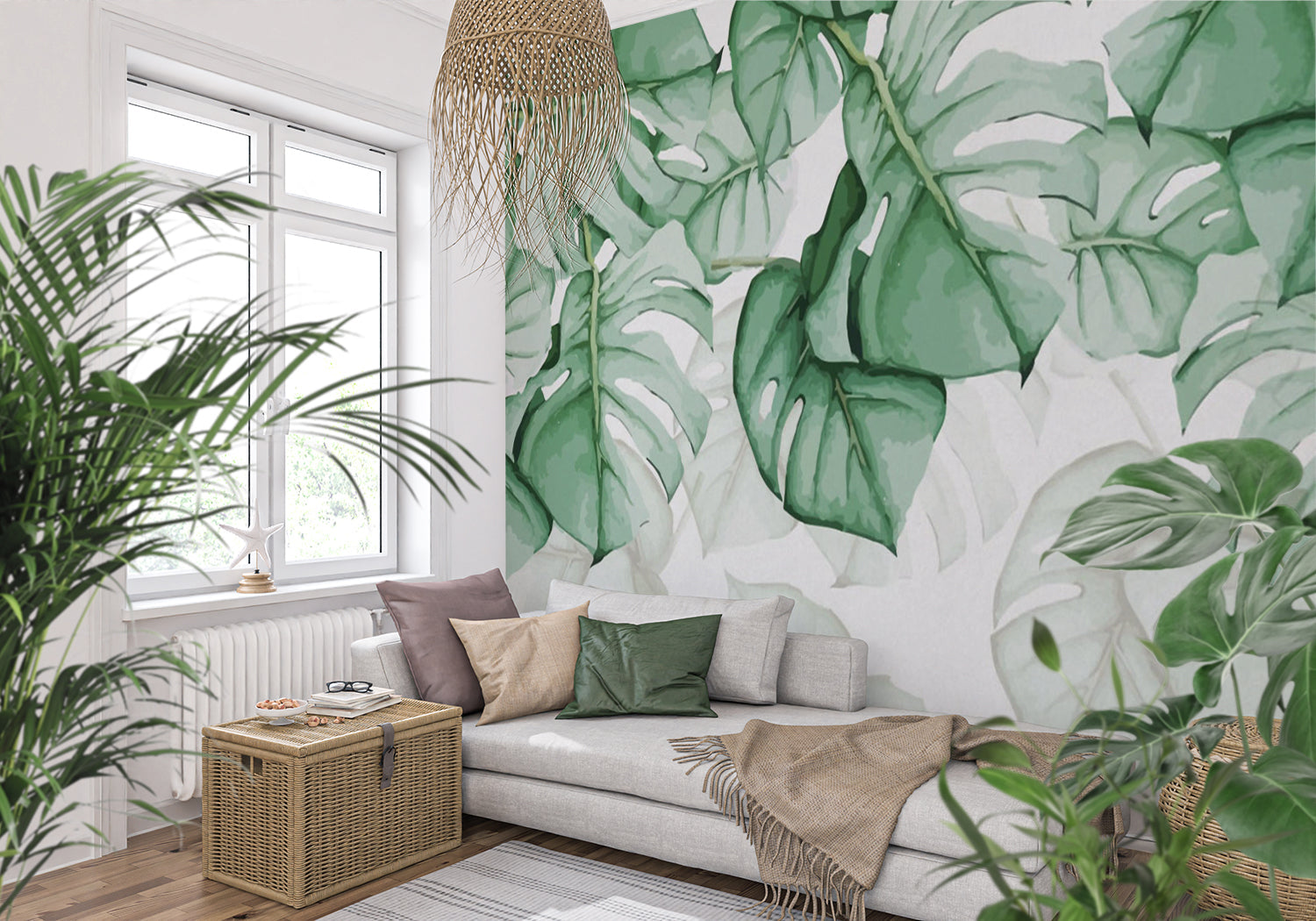 Papier Peint Intisse Feuillage Vert