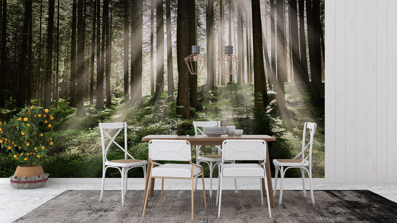 Papier Peint Intissé Foret