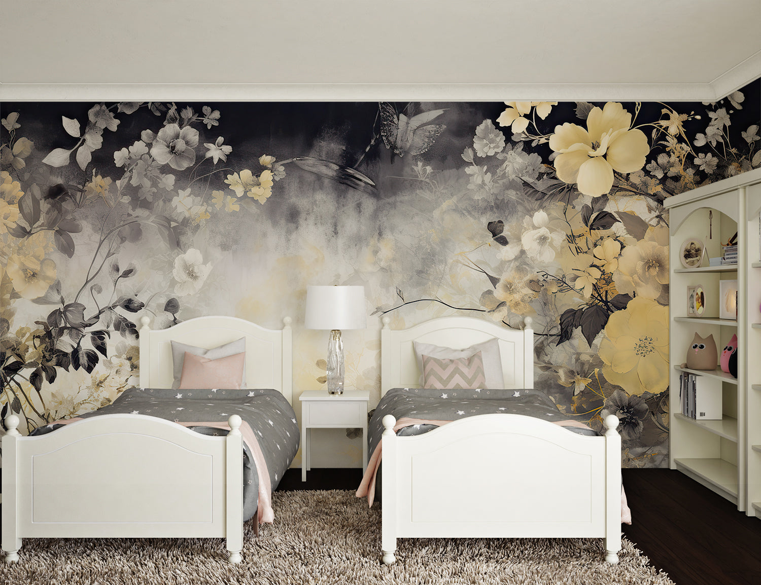 Papier Peint Japonais Dore