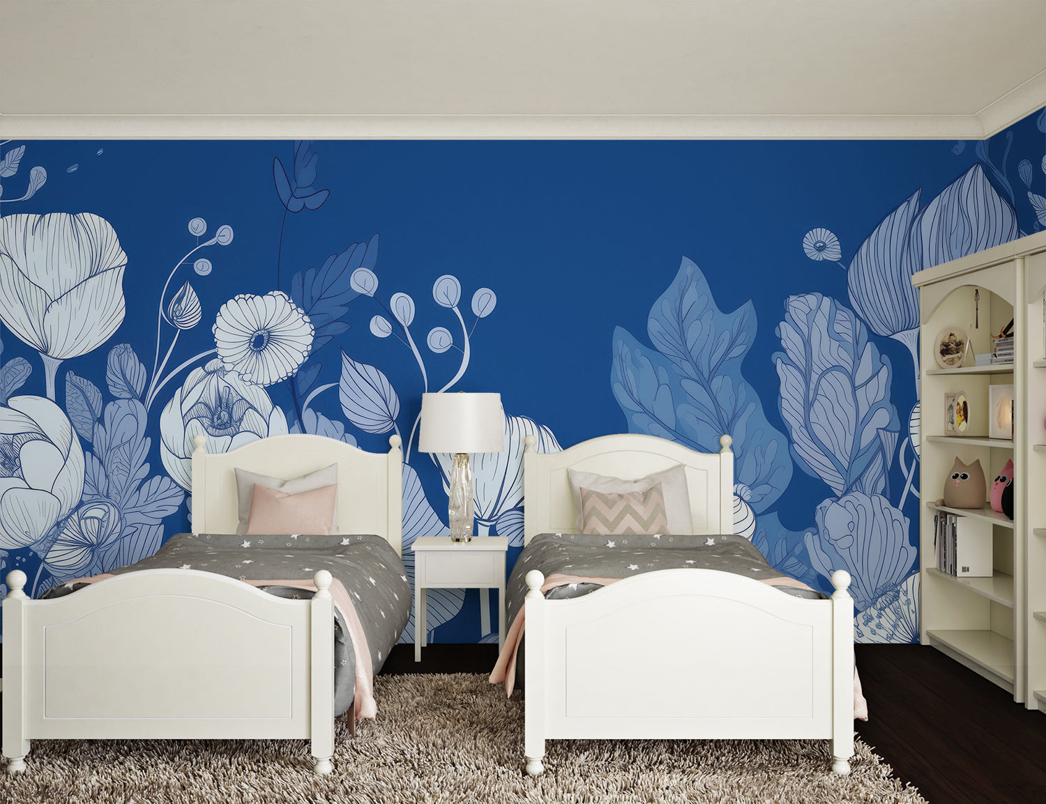 Papier Peint Japonais Fleurs