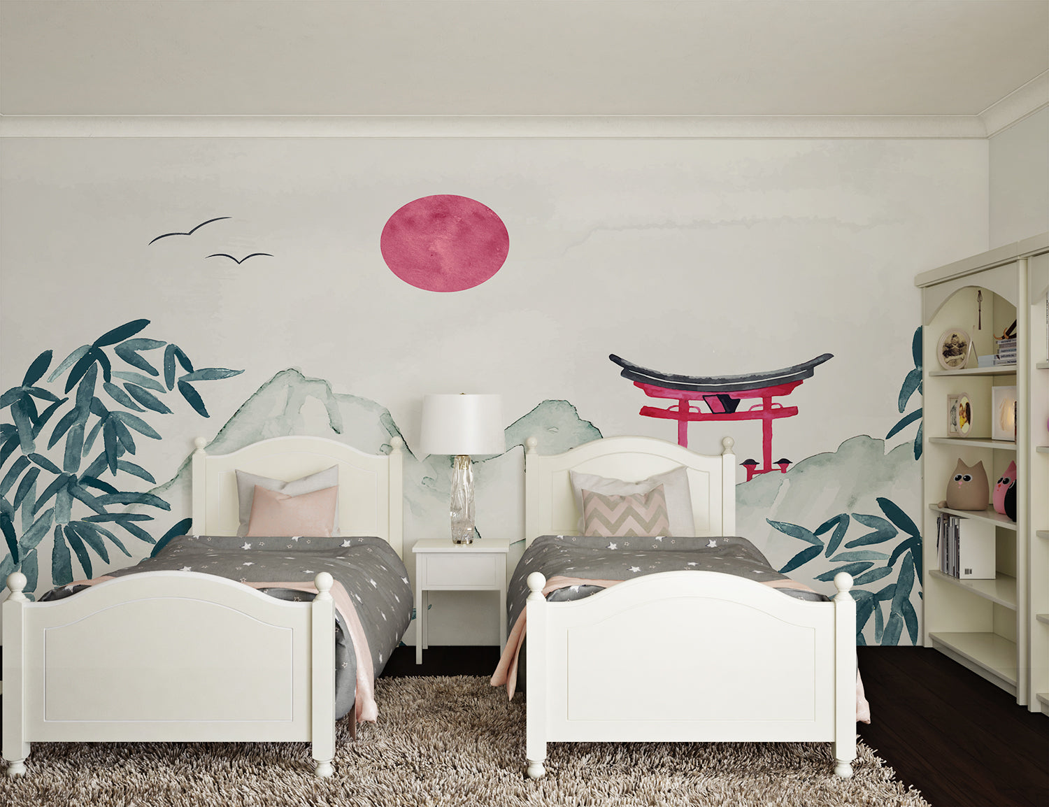 Papier Peint Japonais Vert